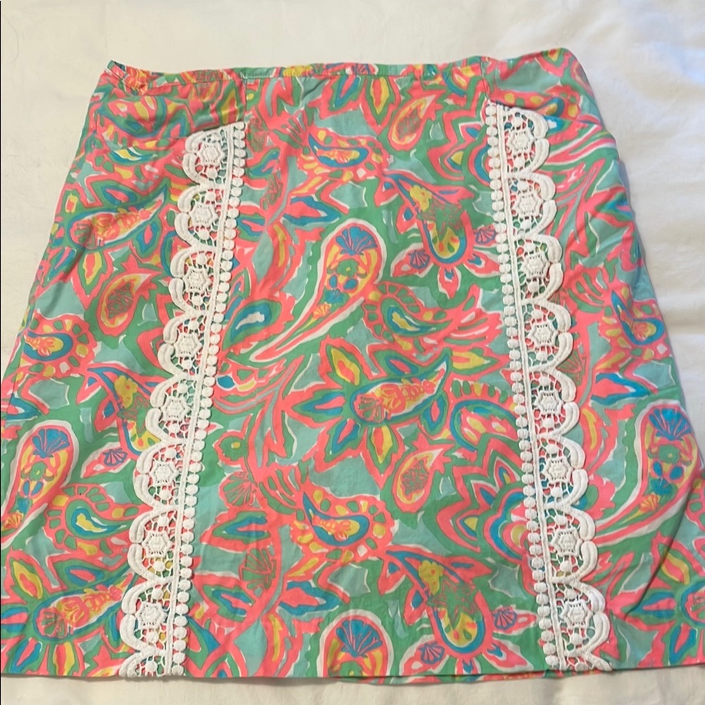 Lilly Pulitzer Pink Skirt Embellished Resort Wear